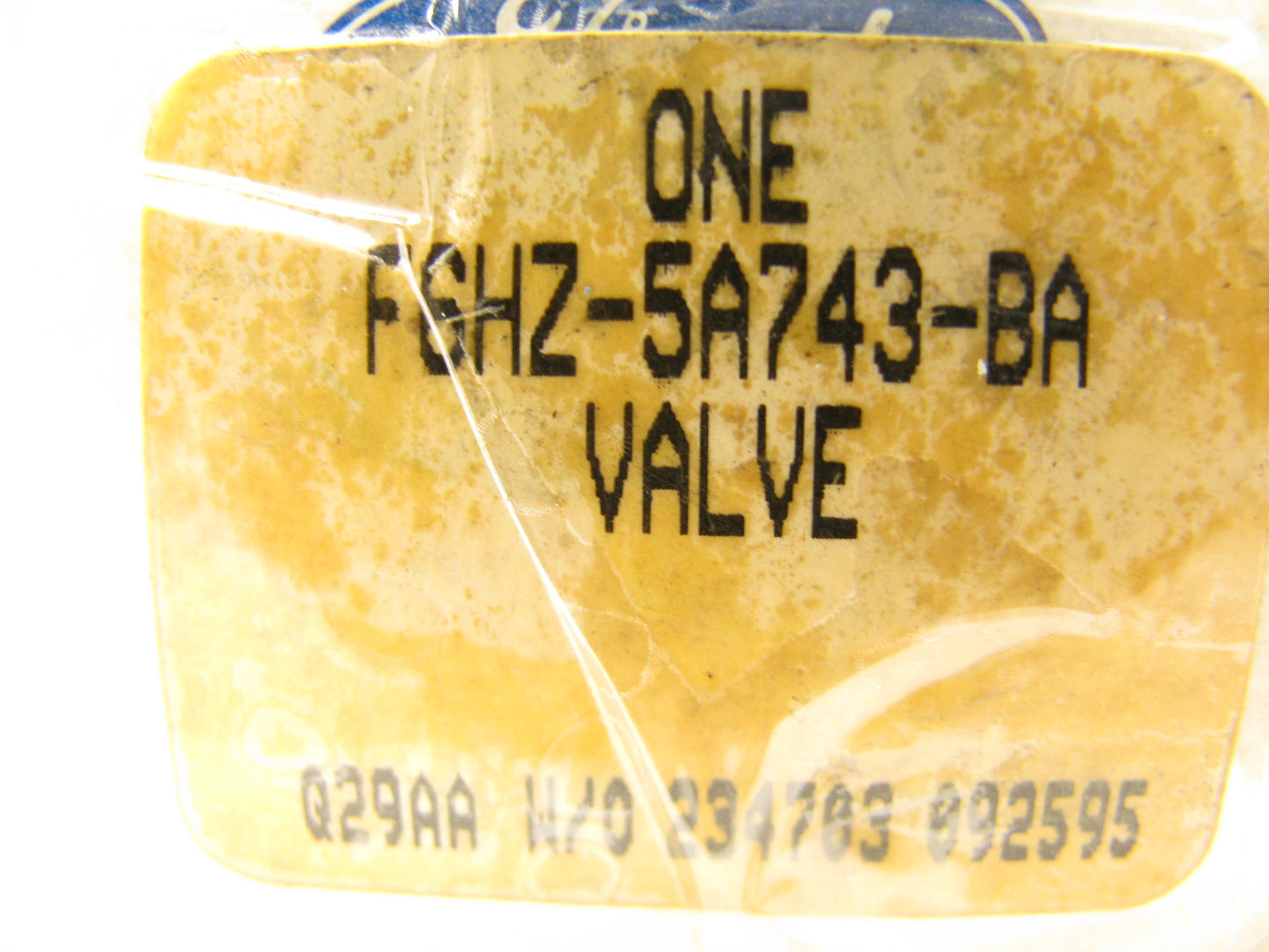 NEW - OEM Ford F6HZ-5A743-BA Rapid Dump Air Suspension Valve - Pilot Operated