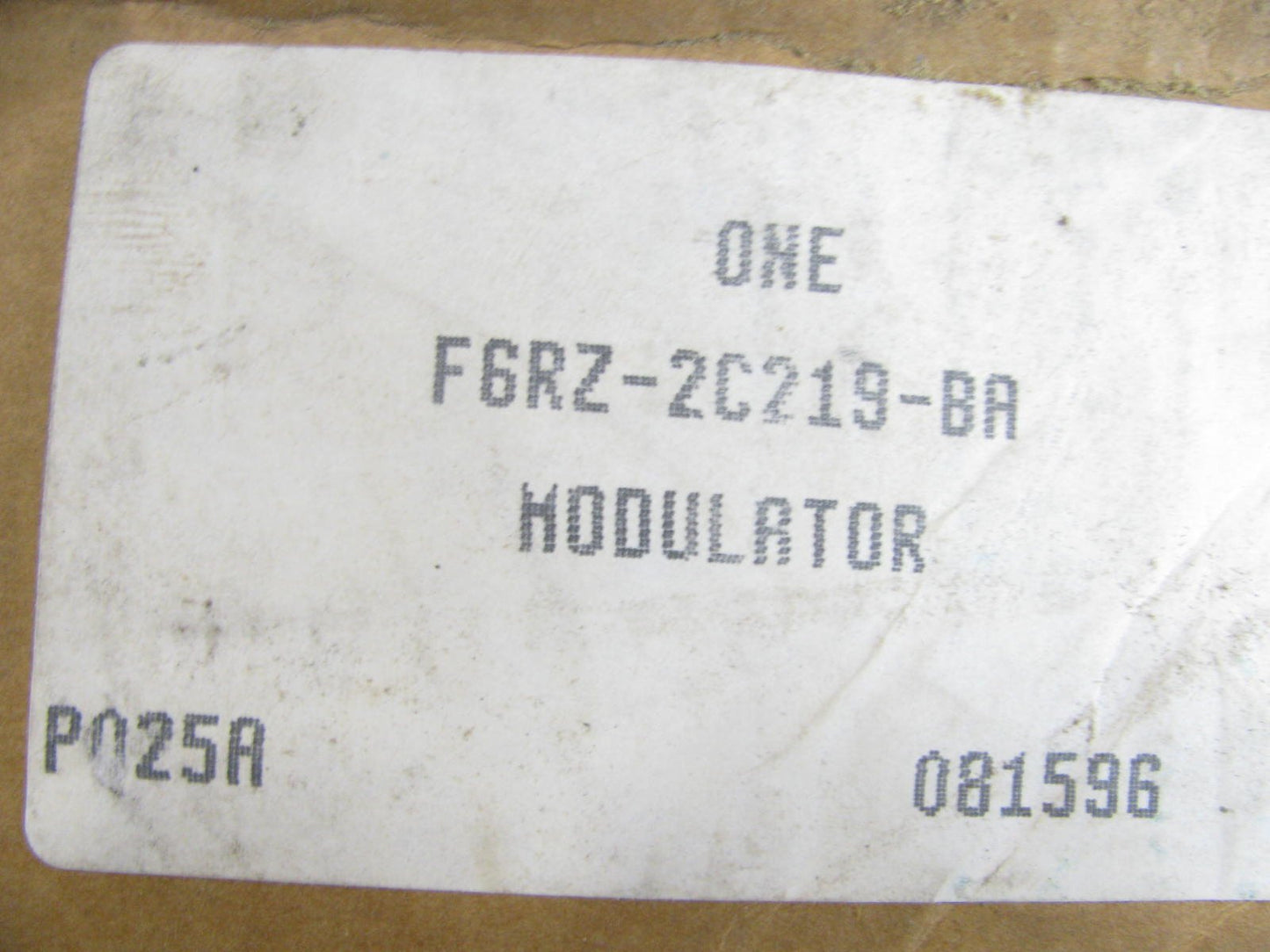 Ford F6RZ-2C219-BA ABS Control Module And Pump For 95-97 Contour, Mystique