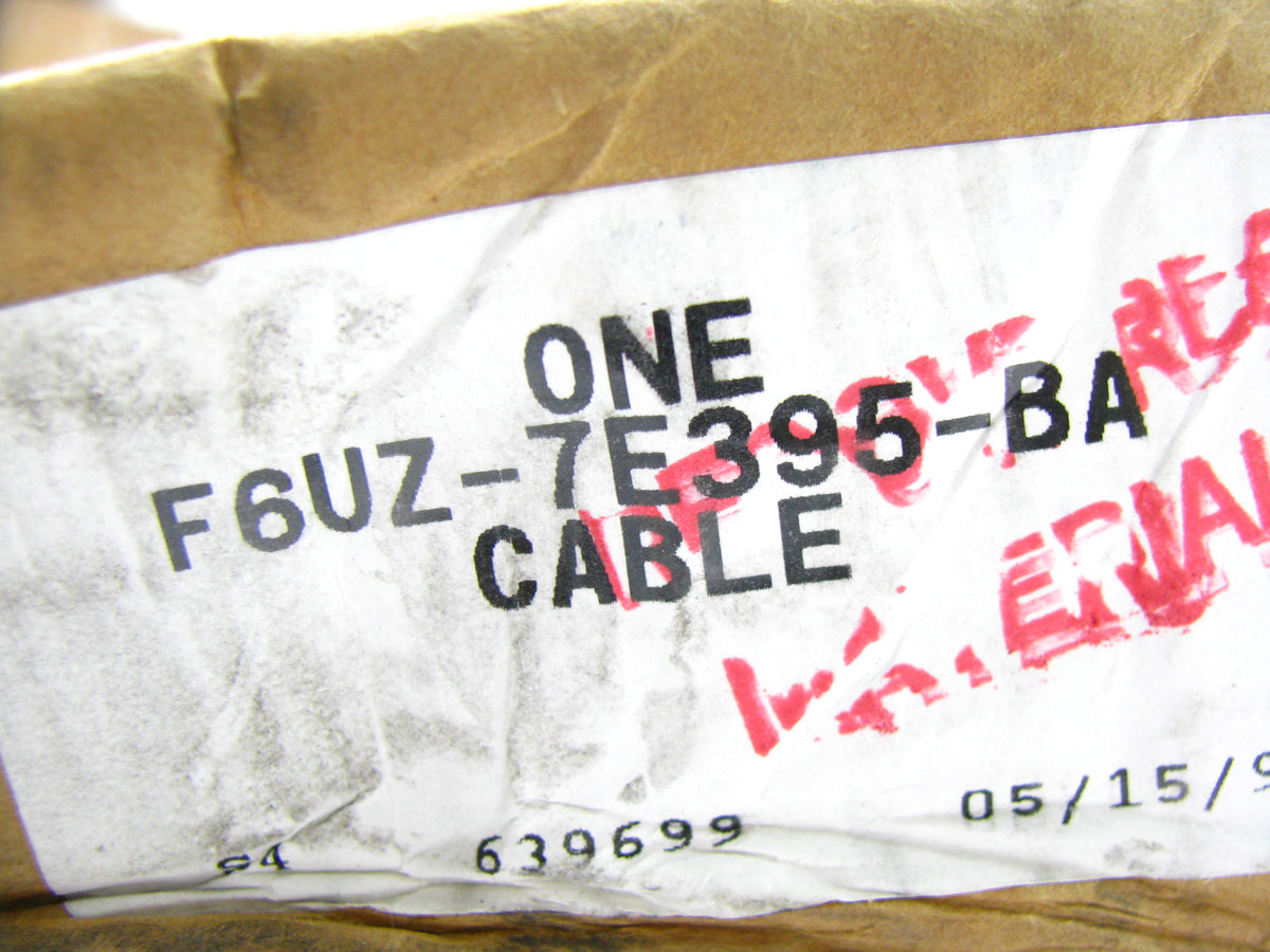 NEW - OEM Ford F6UZ-7E395-BA Transmission Shift Cable 1992-96 Econoline C6 AUTO