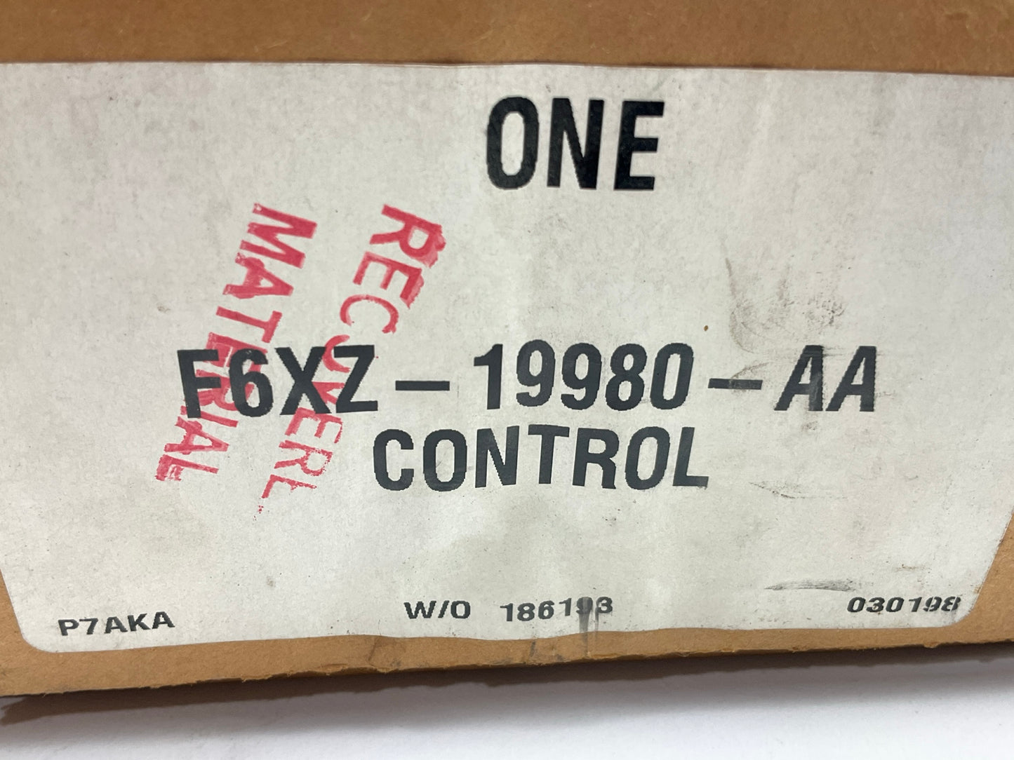 NEW Ford F6XZ-19980-AA HVAC A/C Heater Temp Control Switch 96-98 Quest, Villager