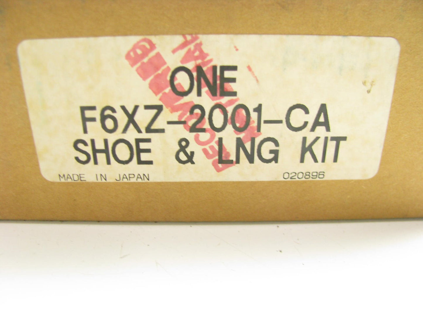 NEW GENUINE OEM Ford F6XZ-2001-CA FRONT Disc Brake Pads