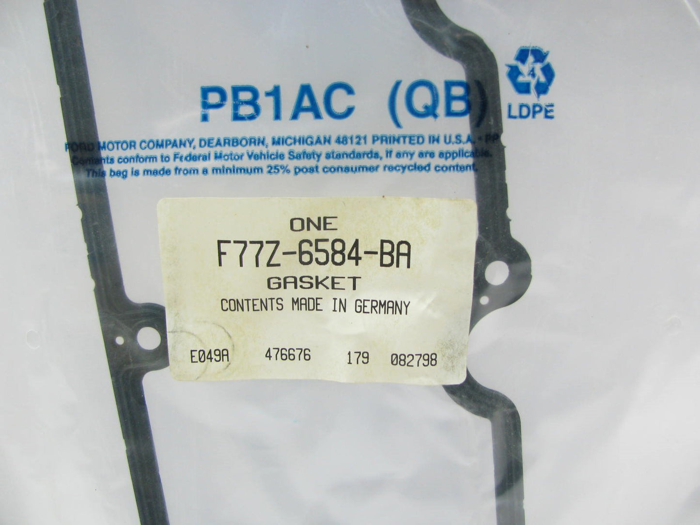 LEFT SIDE ONLY - OEM Ford F77Z-6584-BA Valve Cover Gasket 1997-01 Explorer 4.0L