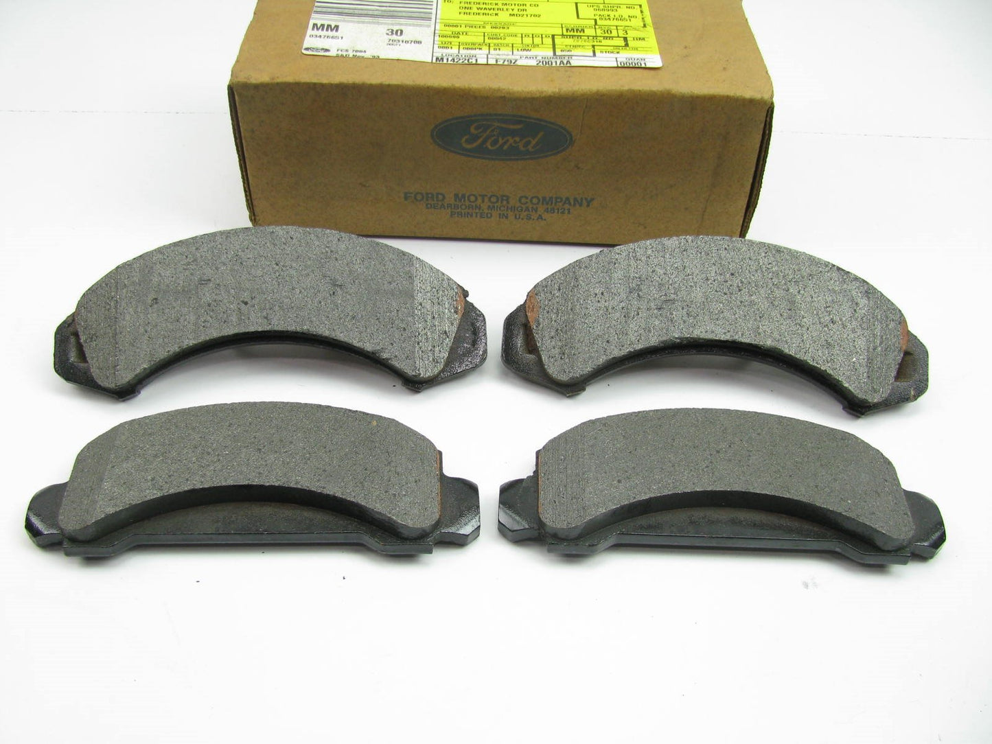 New Genuine OEM Ford FRONT Brake Pads For 1985-1987 Ford Bronco II, Ranger