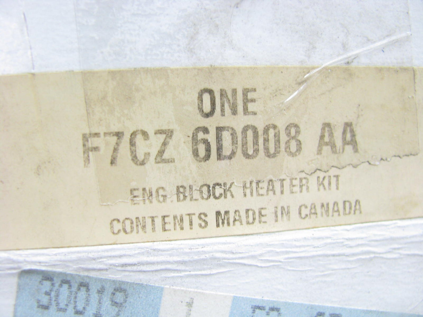 NEW GENUINE OEM Ford F7CZ-6D008-AA Engine Block Heater - 1997-2002 Ford Escort