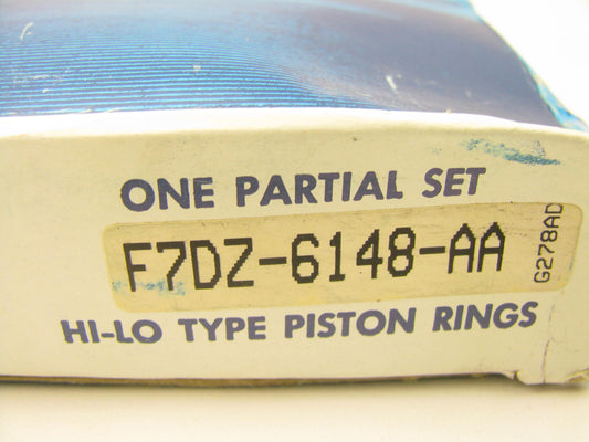 NEW - OEM Ford F7DZ-6148-AA Partial Piston Ring Set - Std 1997-1998 3.0L