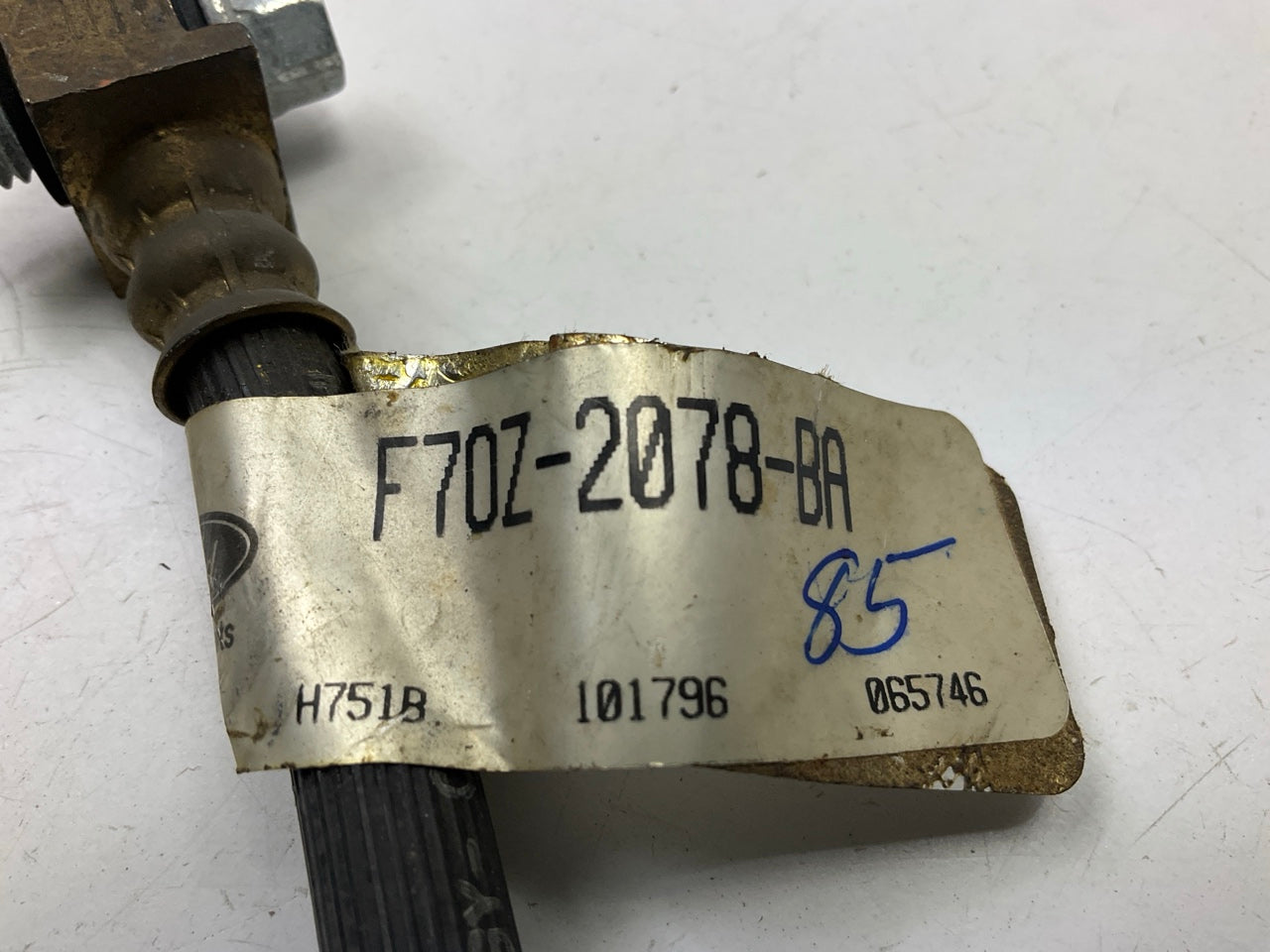 NEW - OEM Ford F7OZ-2078-BA Front Right Brake Hose