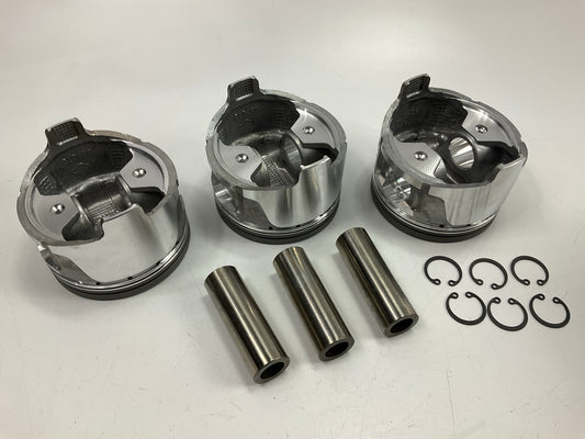 (3) NEW - OEM Ford F7XZ-6108-EA Engine Piston GRADE 3 1997-98 Villager 3.0L-V6