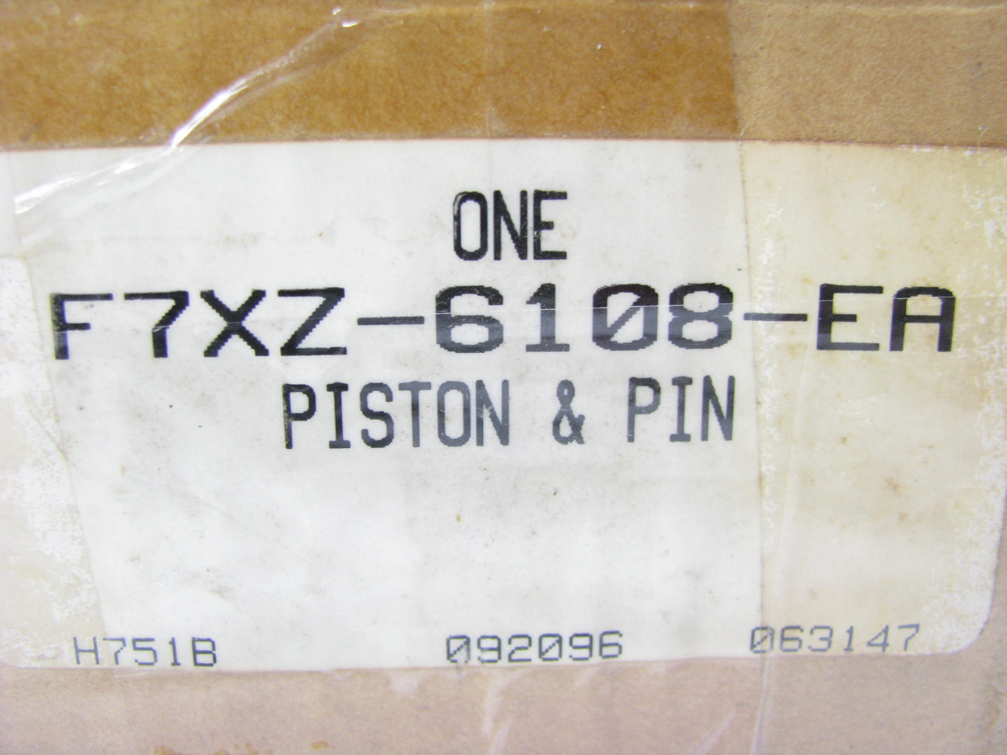 (6) New Genuine OEM Ford Engine Piston Set 1997 Mercury Villager 3.0L F7XZ6108EA