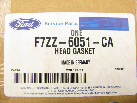 NEW - OEM Ford F7ZZ-6051-CA Left Cylinder Head Gasket For 1997-1998 3.8L Mustang