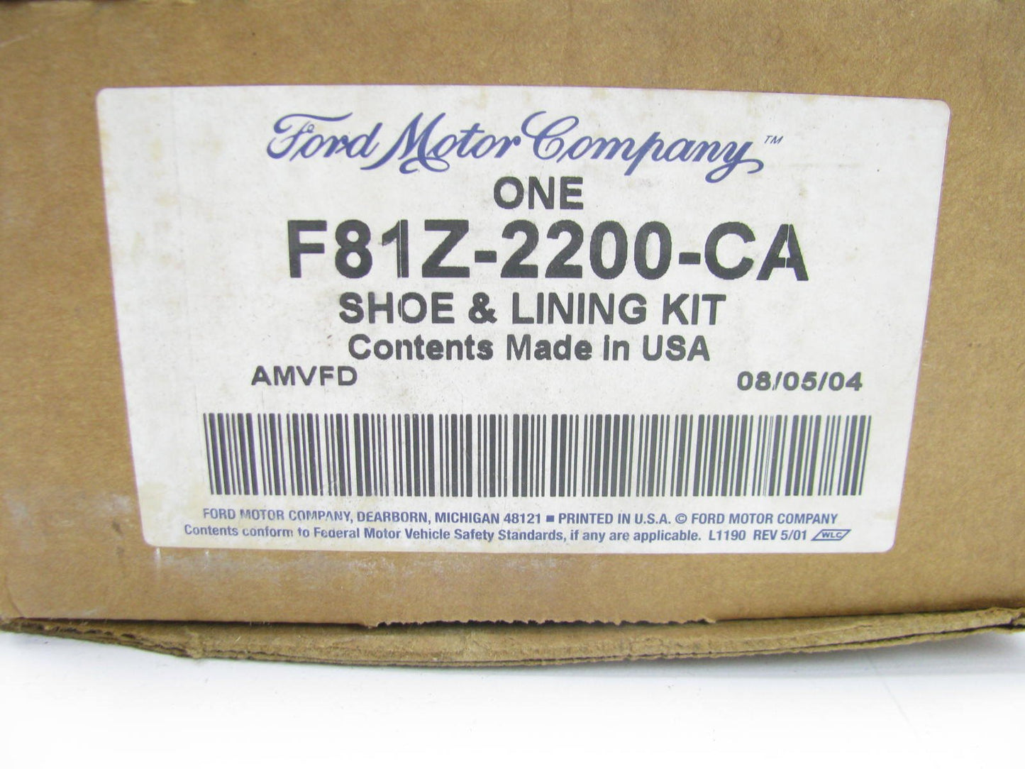 NEW GENUINE OEM Ford Parking Brake Shoes F81Z-2200-CA