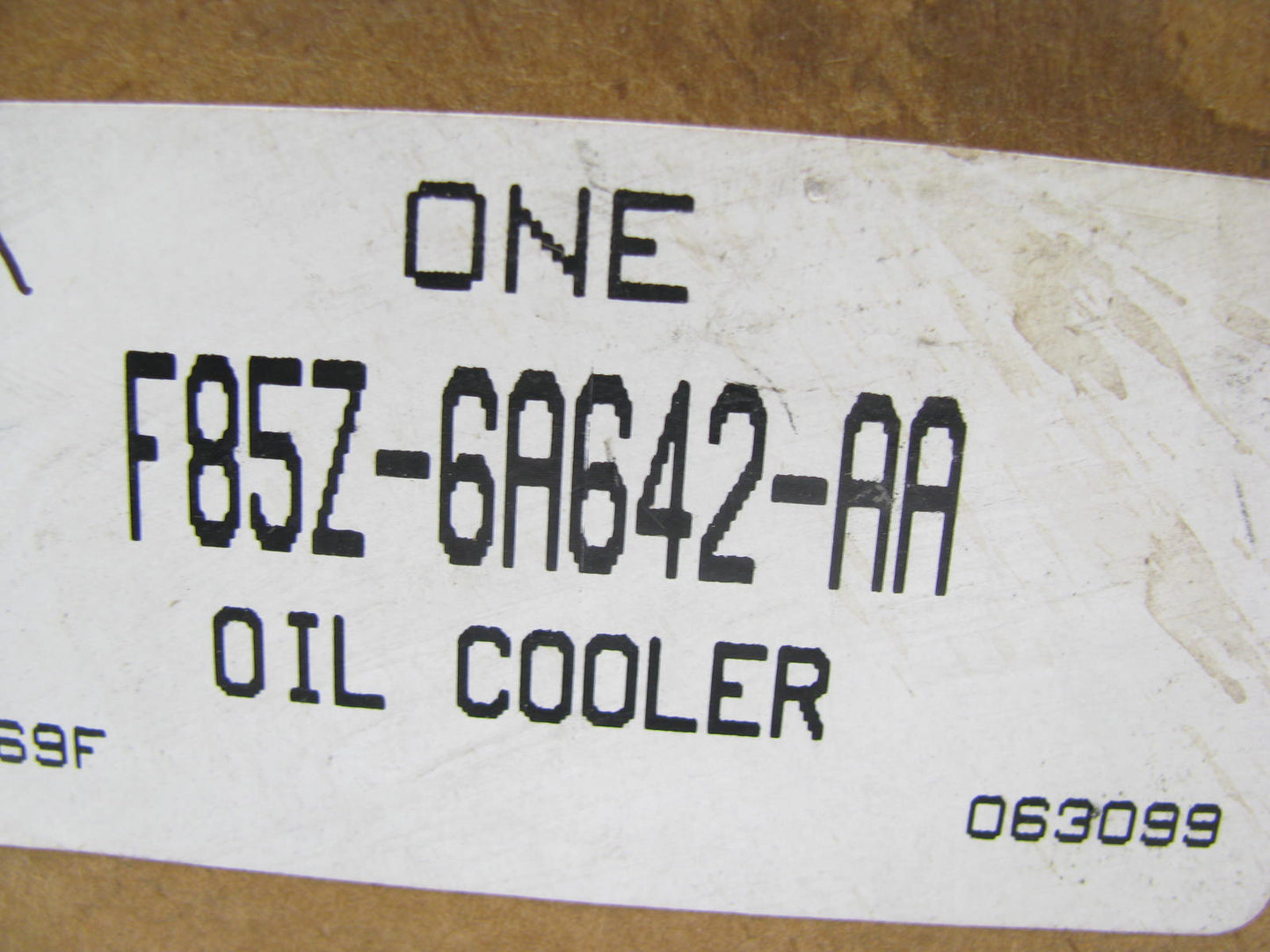 NEW - OEM Ford F85Z-6A642-AA Engine Oil Cooler Adapter