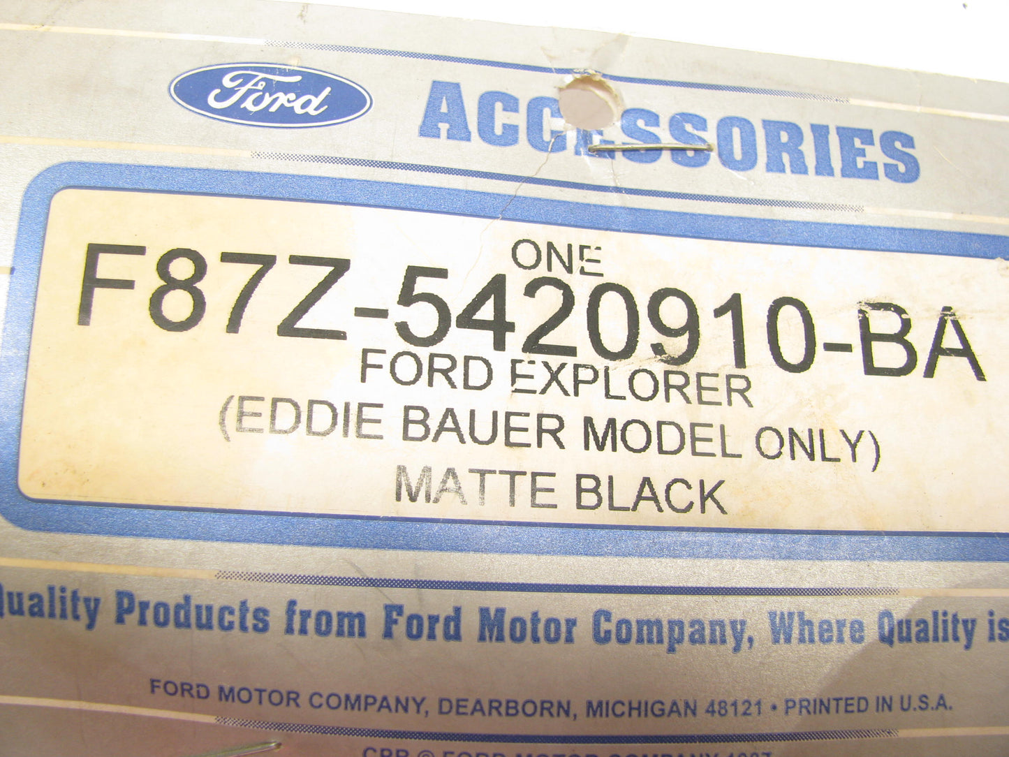NEW - OEM Ford F87Z-5420910-BA Door Edge Guard Kit 1995-01 Explorer Eddie Bauer