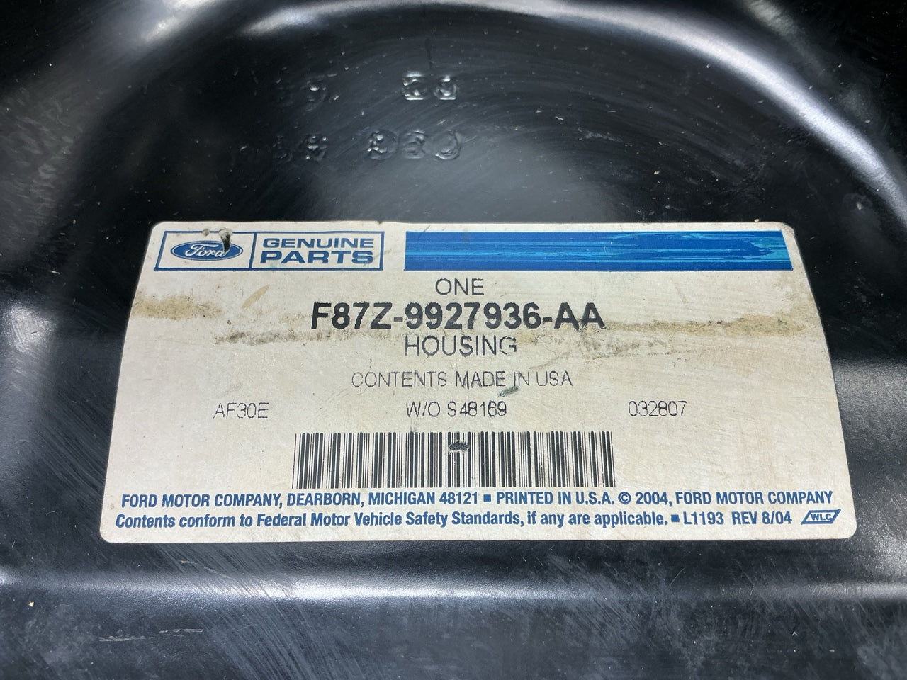 NEW - OEM Ford F87Z-9927936-AA Fuel Filler Pocket For 1998-2011 Ranger