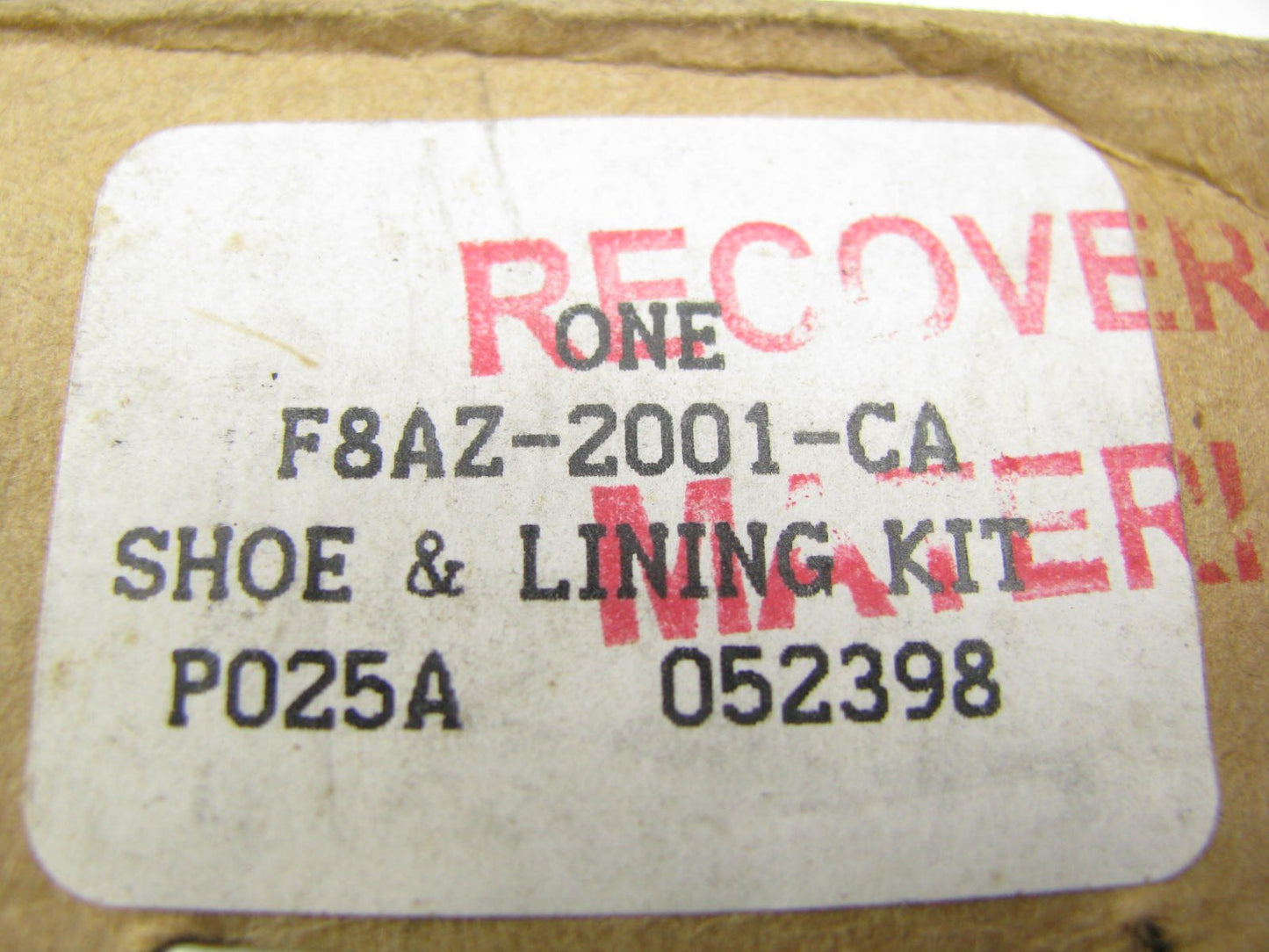 NEW GENUINE OEM Ford F8AZ-2001-CA Disc Brake Pads - FRONT