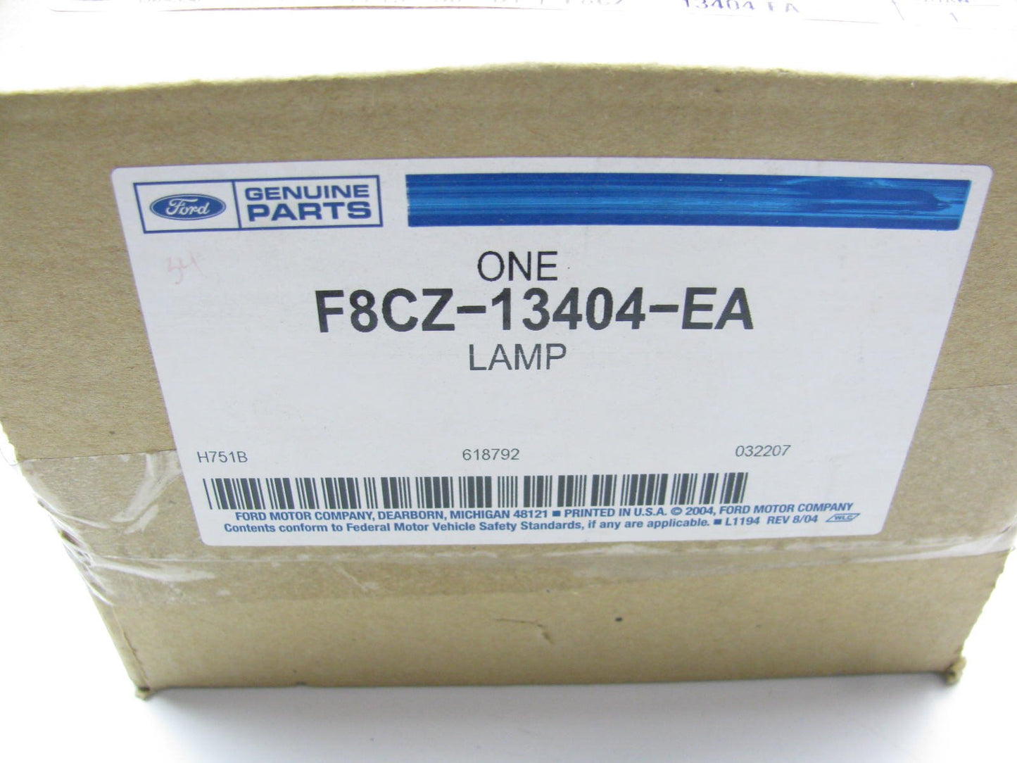 NEW OEM Ford F8CZ-13404-EA RIGHT Tail Light Lamp - 1999-2002 Escort SEDAN ONLY