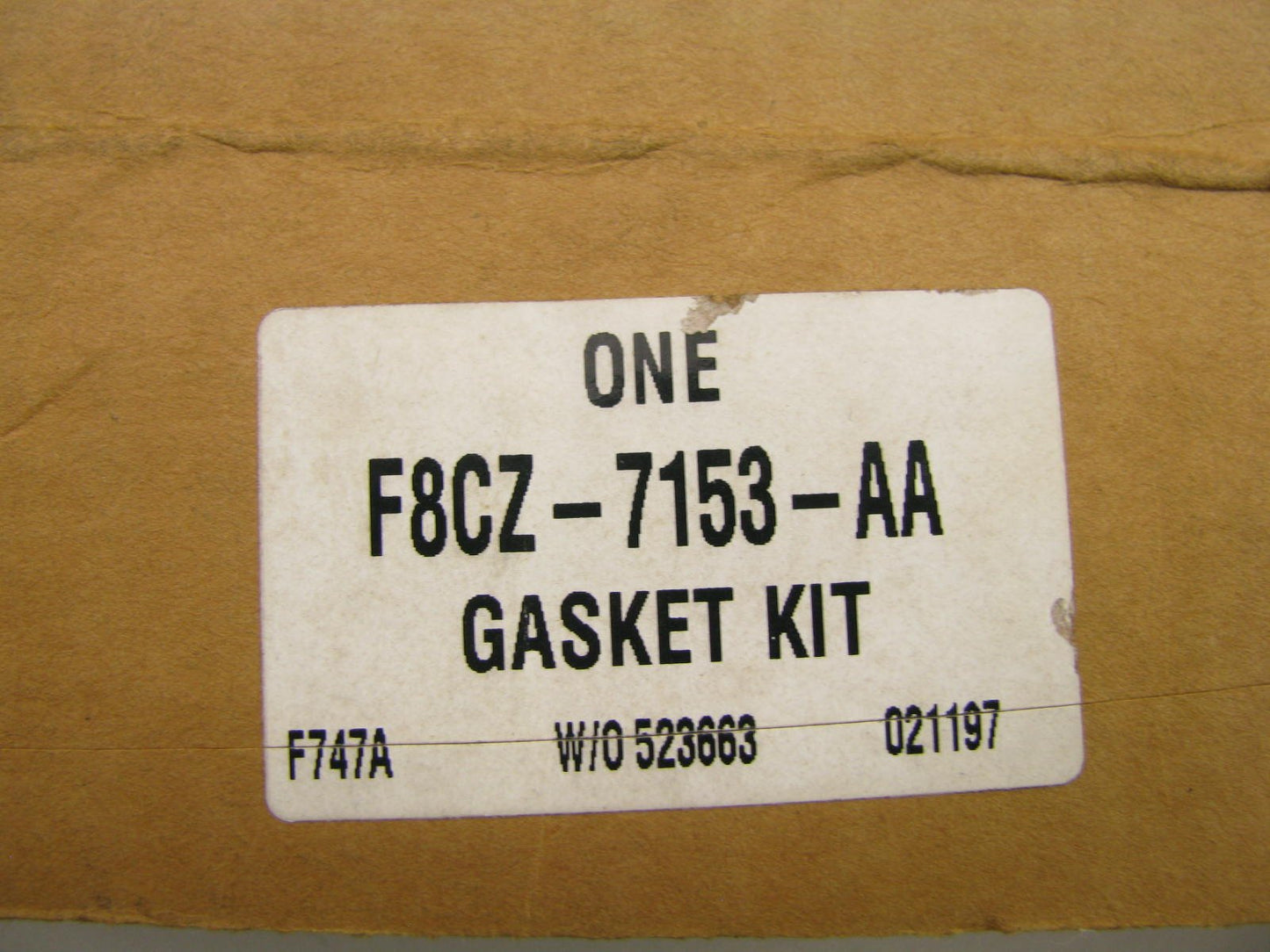 Ford F8CZ-7153-AA Automatic Trans Overhaul Gasket & Seal Kit 1998 Tracer 4AT F4E
