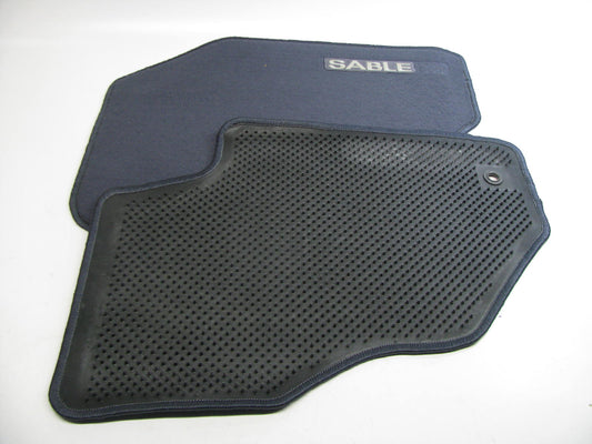 NEW GENUINE OEM Ford F8DZ-5413086-PAB Floor Mats - 96-05 Sable DARK DENIM COLOR