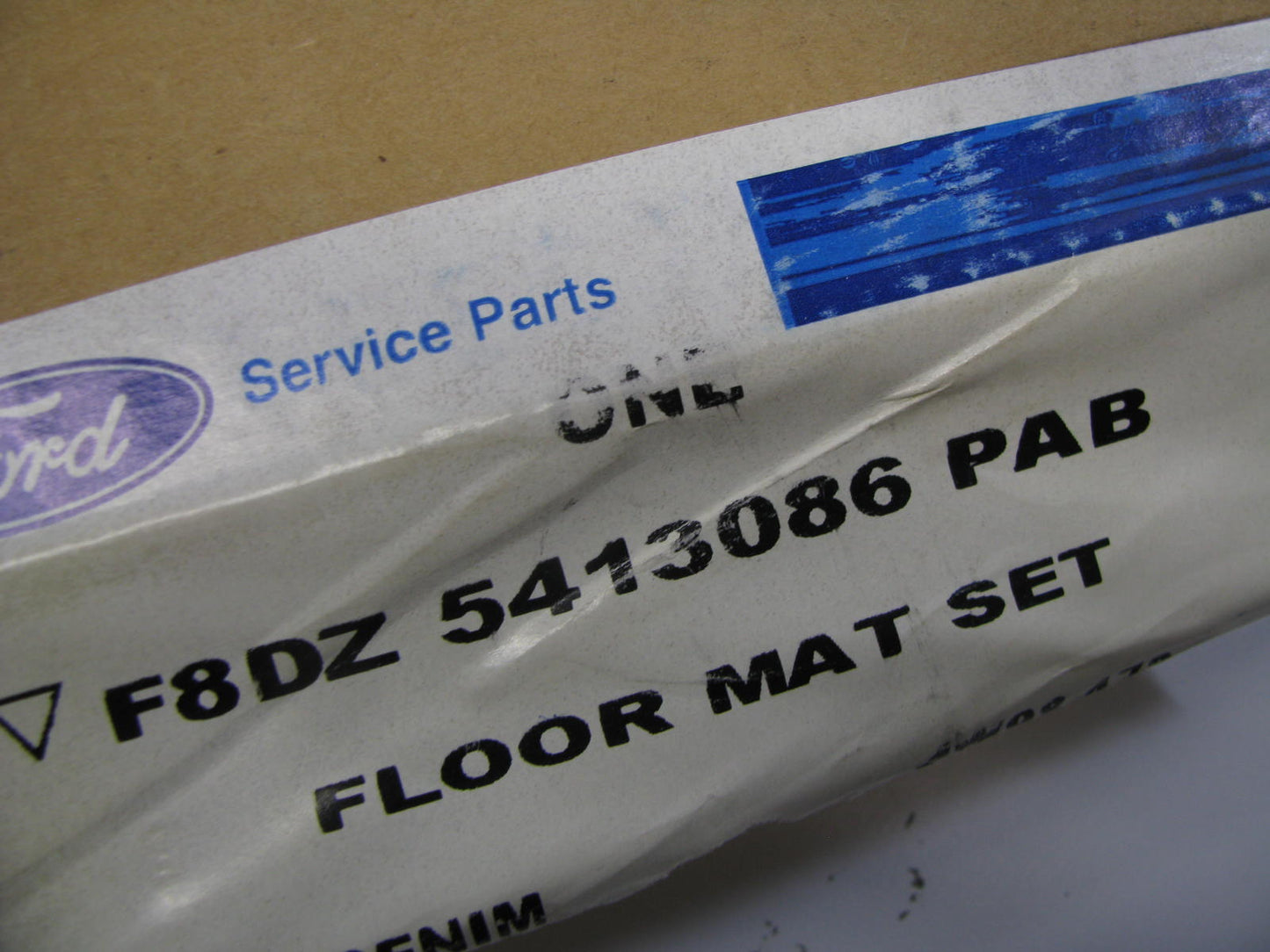 NEW GENUINE OEM Ford F8DZ-5413086-PAB Floor Mats - 96-05 Sable DARK DENIM COLOR