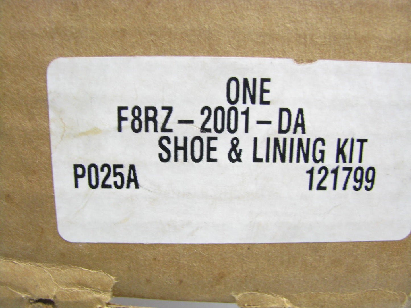 NEW GENUINE OEM Ford F8RZ-2001-DA Brake Pads - FRONT