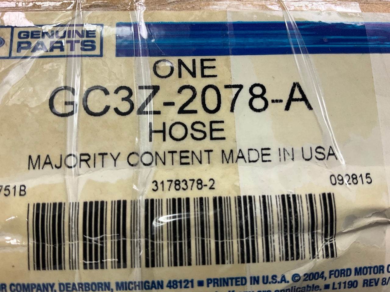NEW - OEM Ford GC3Z-2078-A Front Left Brake Hose 2013-16 F-450 F-550 Super Duty