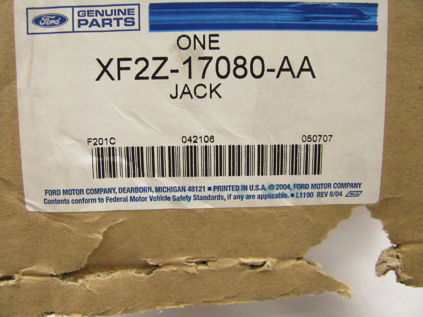NEW GENUINE OEM Ford XF2Z-17080-AA Spare Tire Wheel Jack 99-03 Windstar
