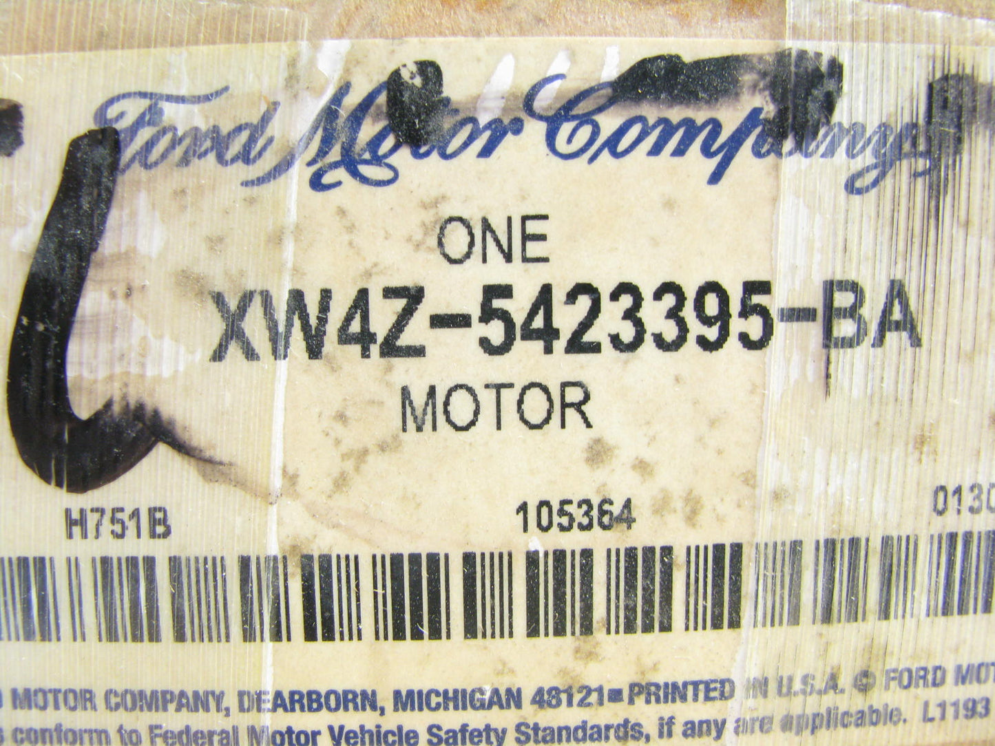 NEW - OEM Ford XW4Z-5423395-BA Rear Left Power Window Motor 2000-2006 Lincoln LS