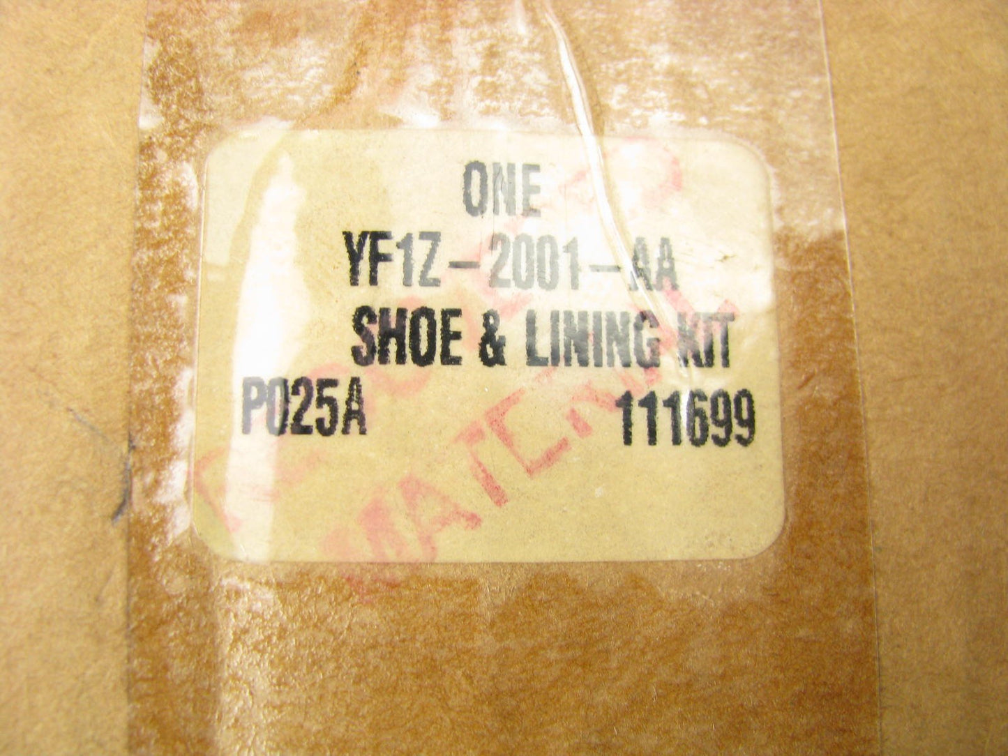 New OEM Ford YF1Z-2001-AA Front Disc Brake Pads For 1994-2000 Taurus, Sable