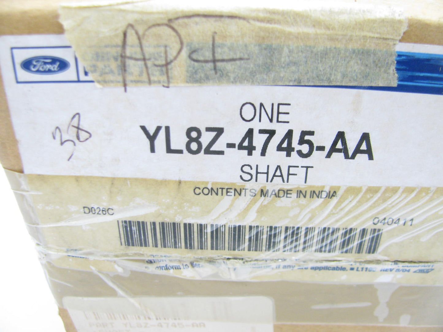 OEM Ford Clutch Release Shaft YL8Z4745AA YL8Z-4745-AA For 01-04 Escape - Mariner
