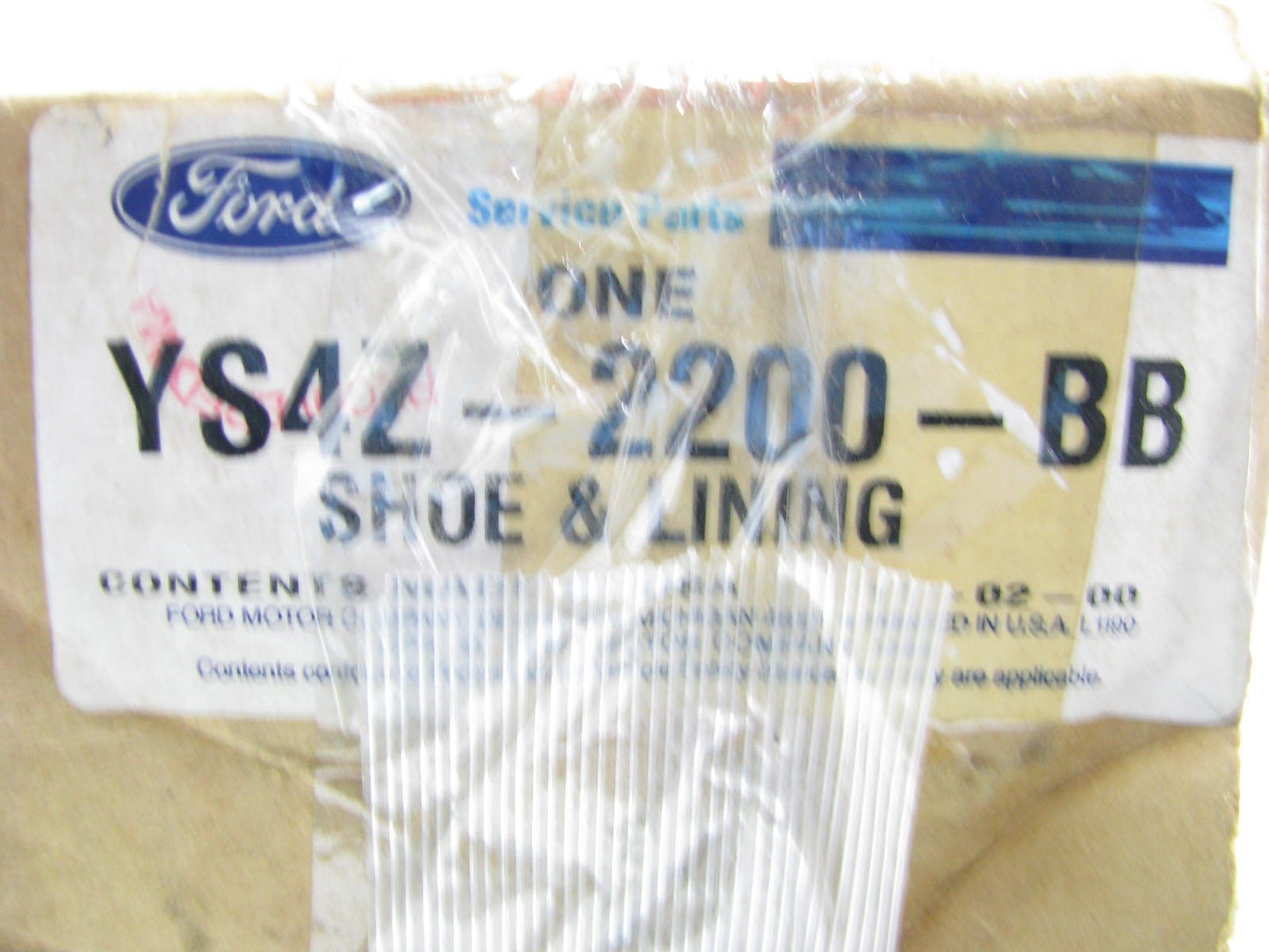 NEW GENUINE Ford YS4Z-2200-BB REAR Drum Brake Shoes 00-11 Focus