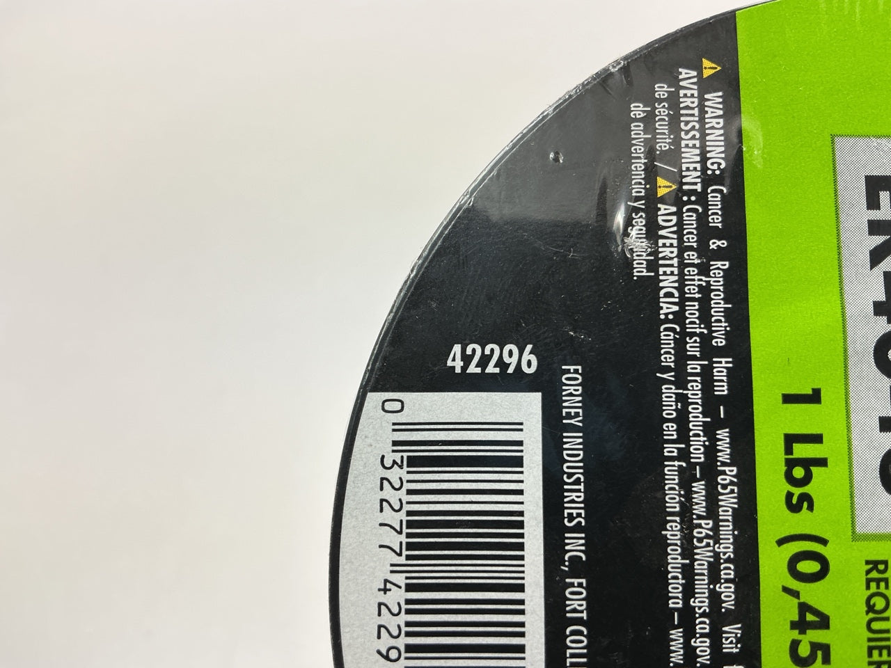 Forney 42296 ER4043, MIG Welding Wire, Aluminum, .035 In Diameter X 1 Pound