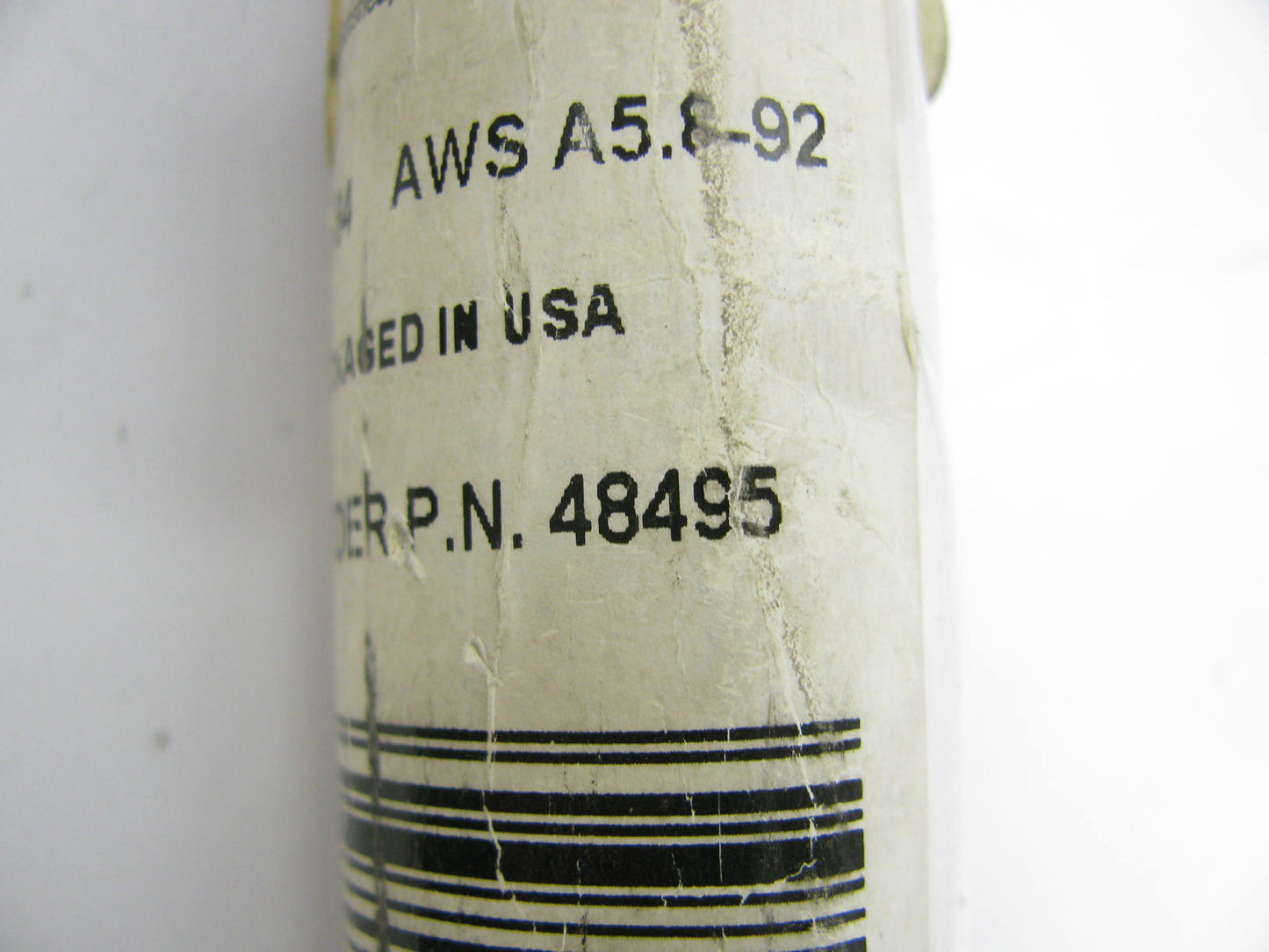 Forney 48495 4 Lbs Flux Coated Bronze Brazing Low Fuming Rod - 3/32'' X 36''