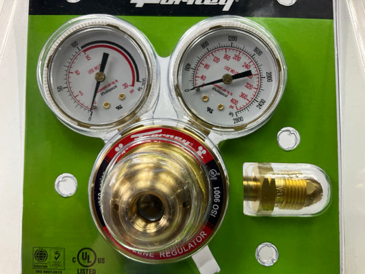 Forney 87091 Medium Duty Acetylene Regulator 2 Inch Side Connection Victor Style