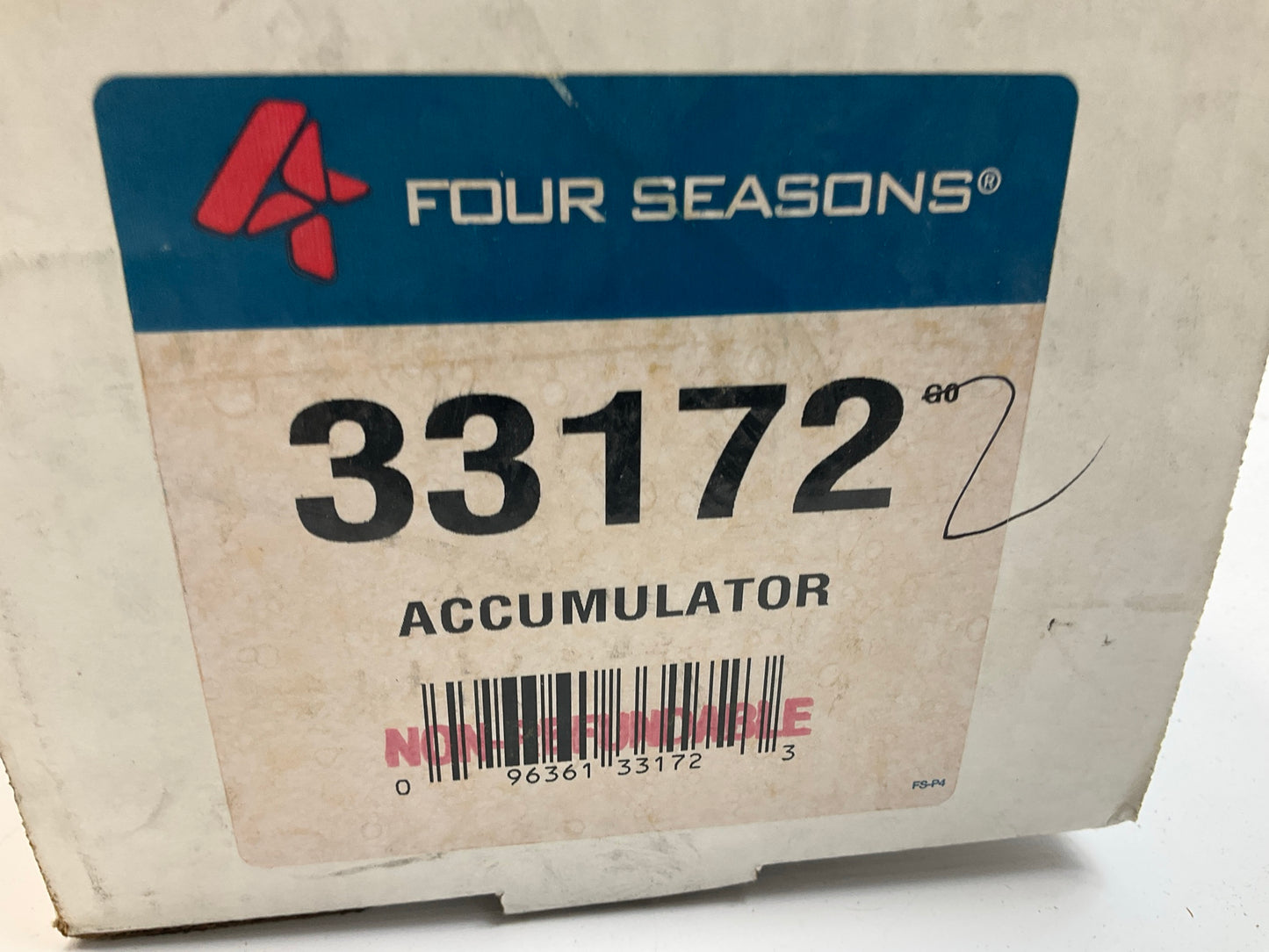 Four Seasons 33172 A/C Accumulator