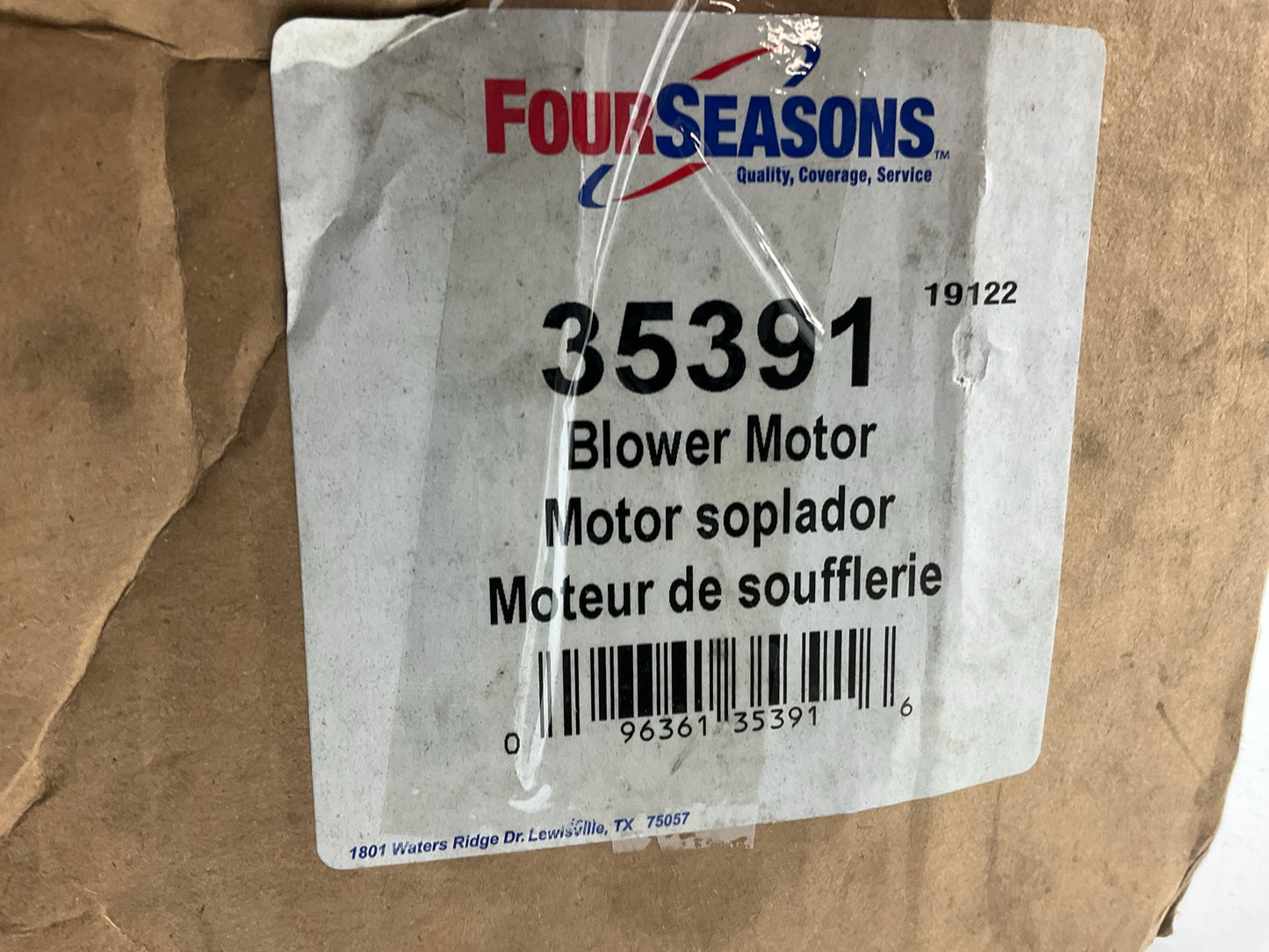 Four Seasons 35391 Blower Motor