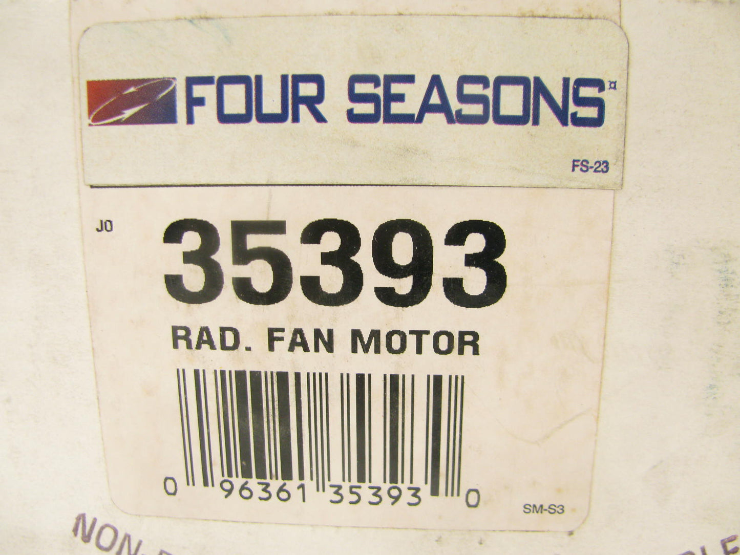 Four Seasons 35393 Left Radiator Engine Cooling Fan Motor