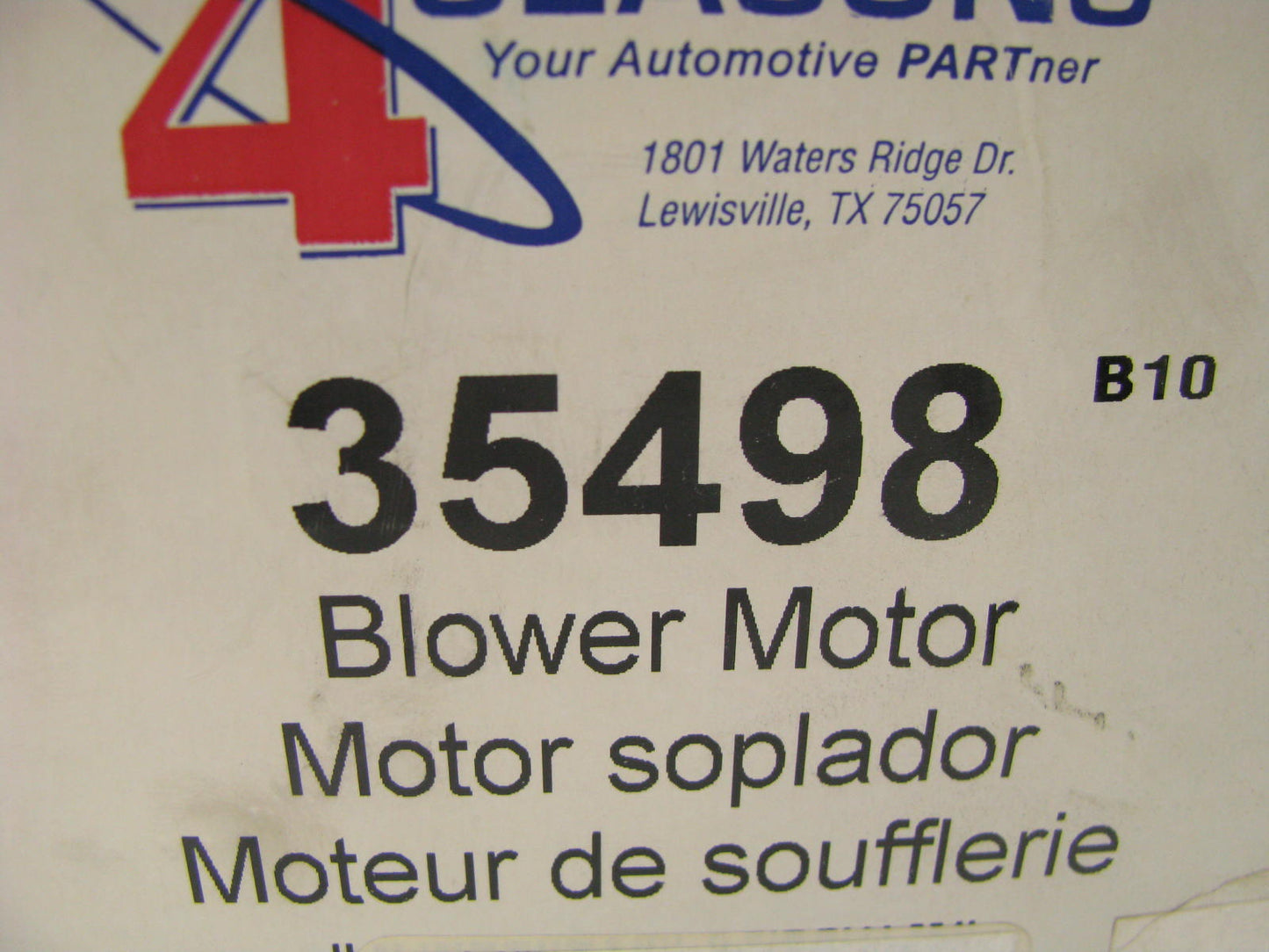 Four Seasons 35498 HVAC Blower Motor Without Wheel - 7135498 M4818