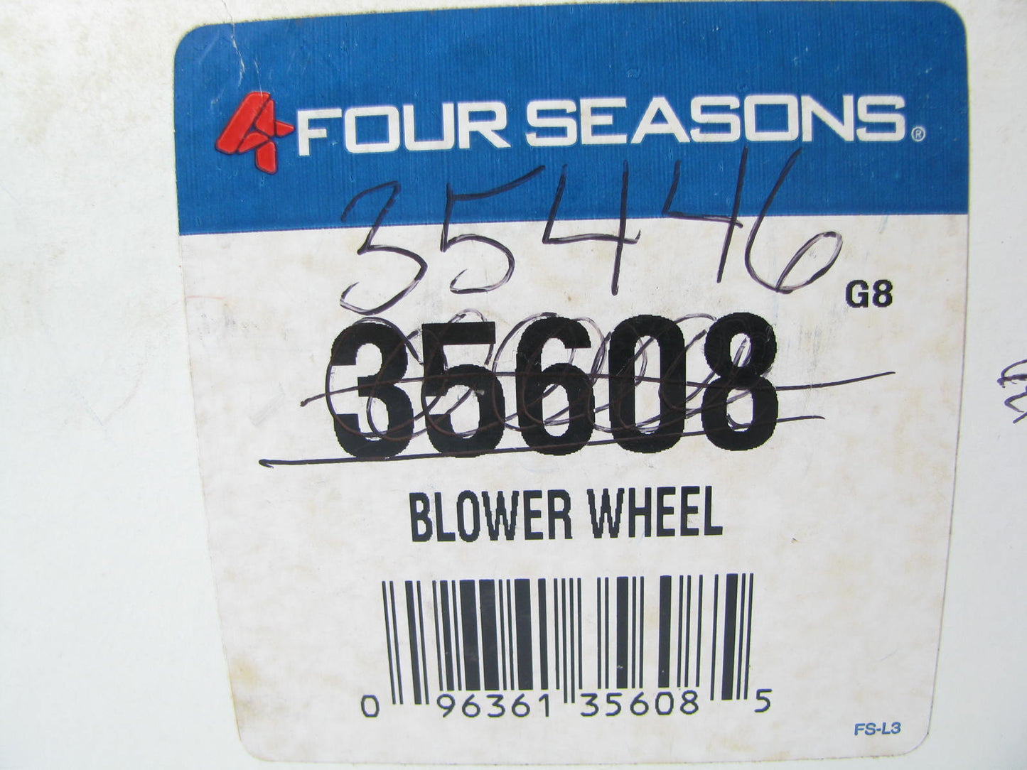Four Seasons 35608 HVAC Blower Motor Wheel