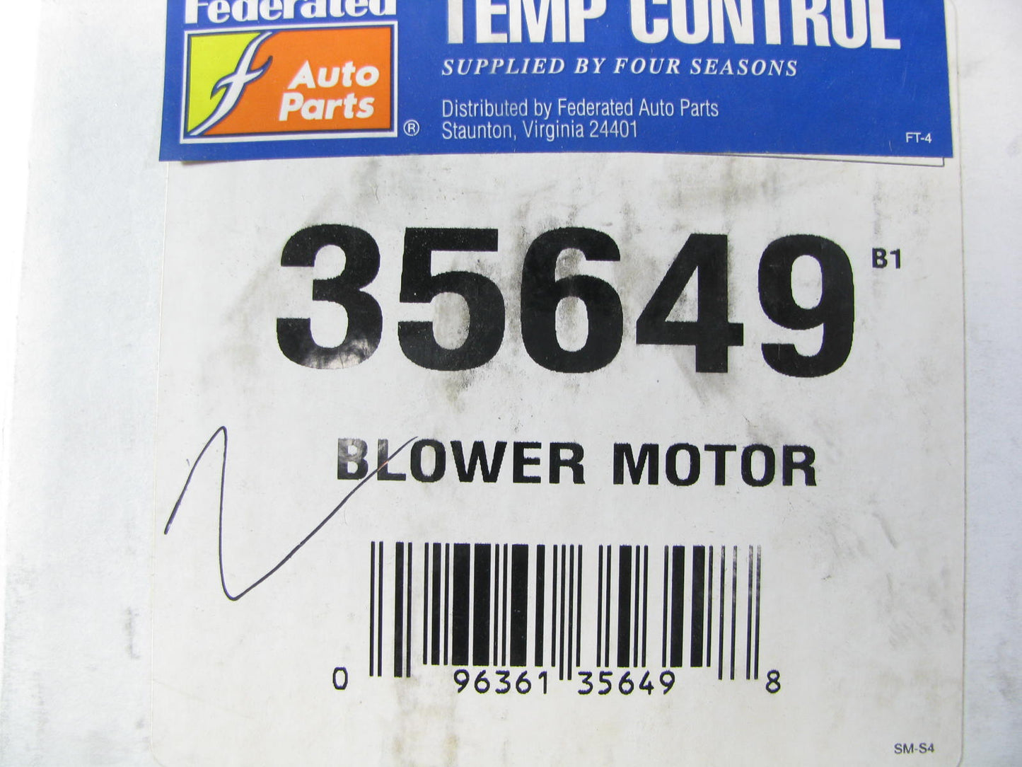 Four Seasons 35649 HVAC Blower Motor W/O Wheel For 1980-1986 Nissan 720