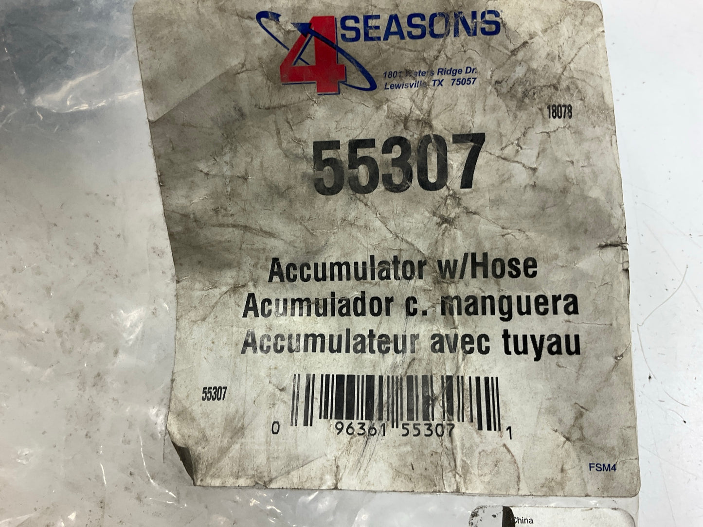 Four Seasons 55307 A/C Accumulator With Hose - 2002-2007 Ford Taurus