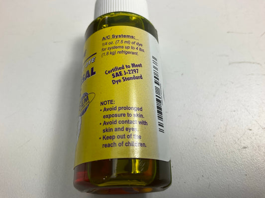 (6) U-View B499024 A/C Leak Detection Dye Bottles, 1 OZ Each, Four Seasons 69086