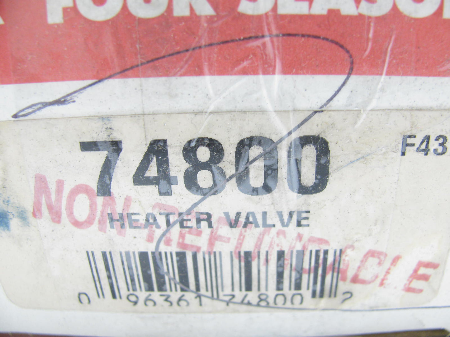 Four Seasons 74800 HVAC Heater Control Valve