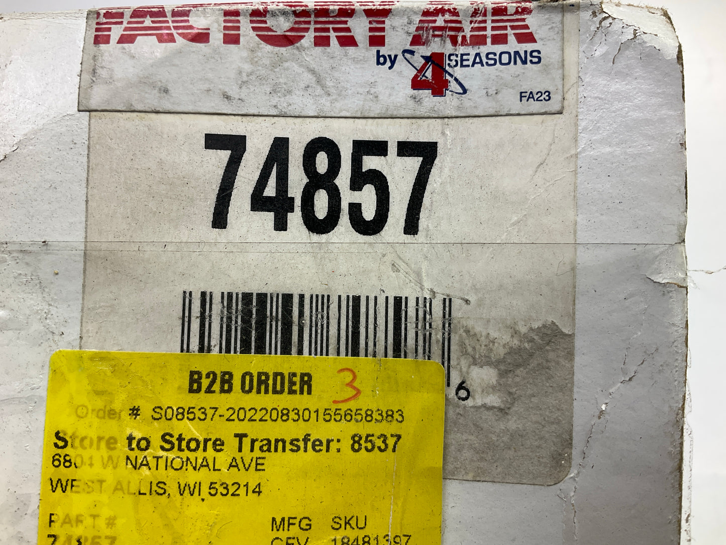 Four Seasons 74857 HVAC Heater Control Valve-Heater Valve