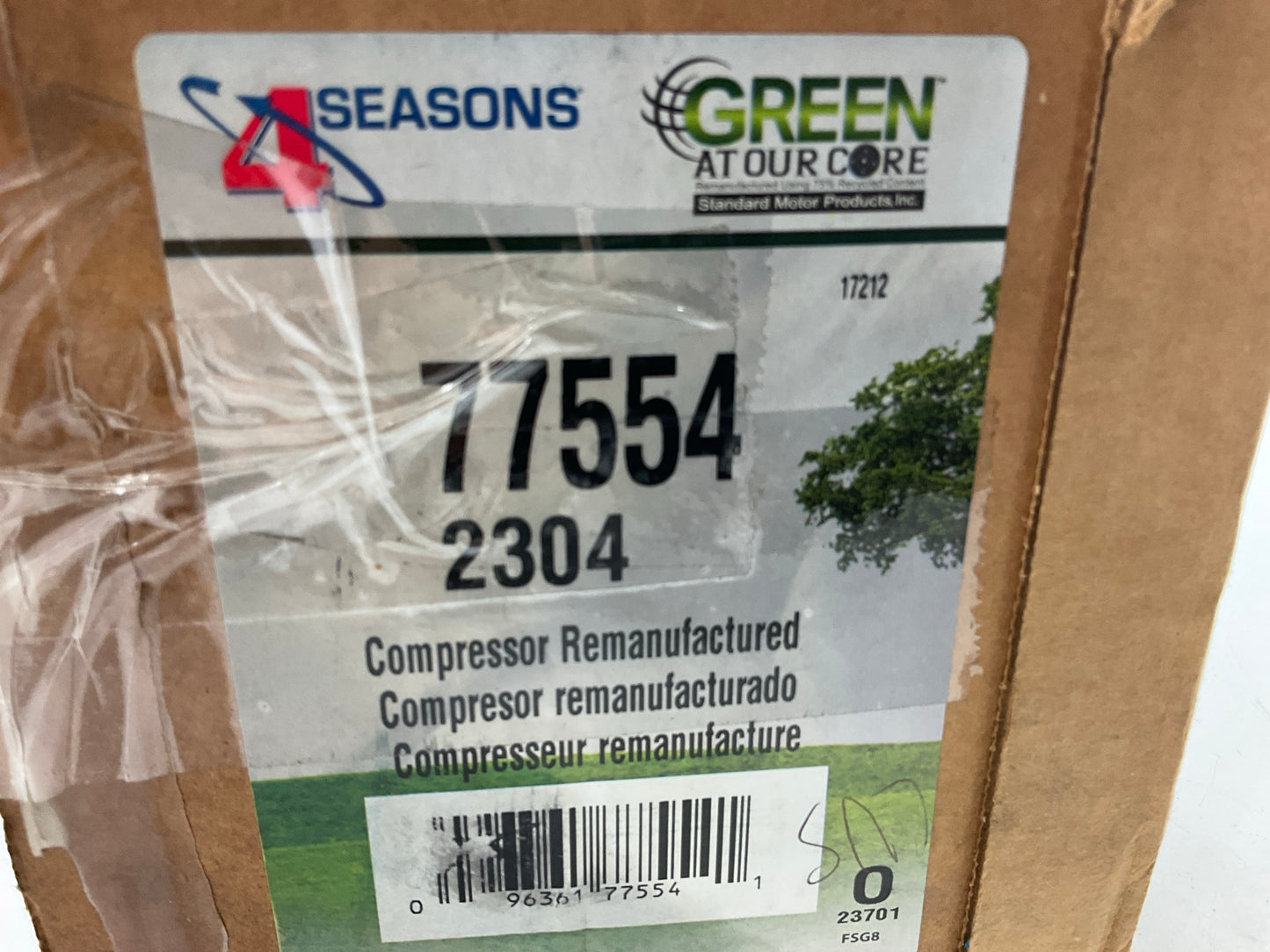 REMAN. Four Seasons 77554 A/C Compressor