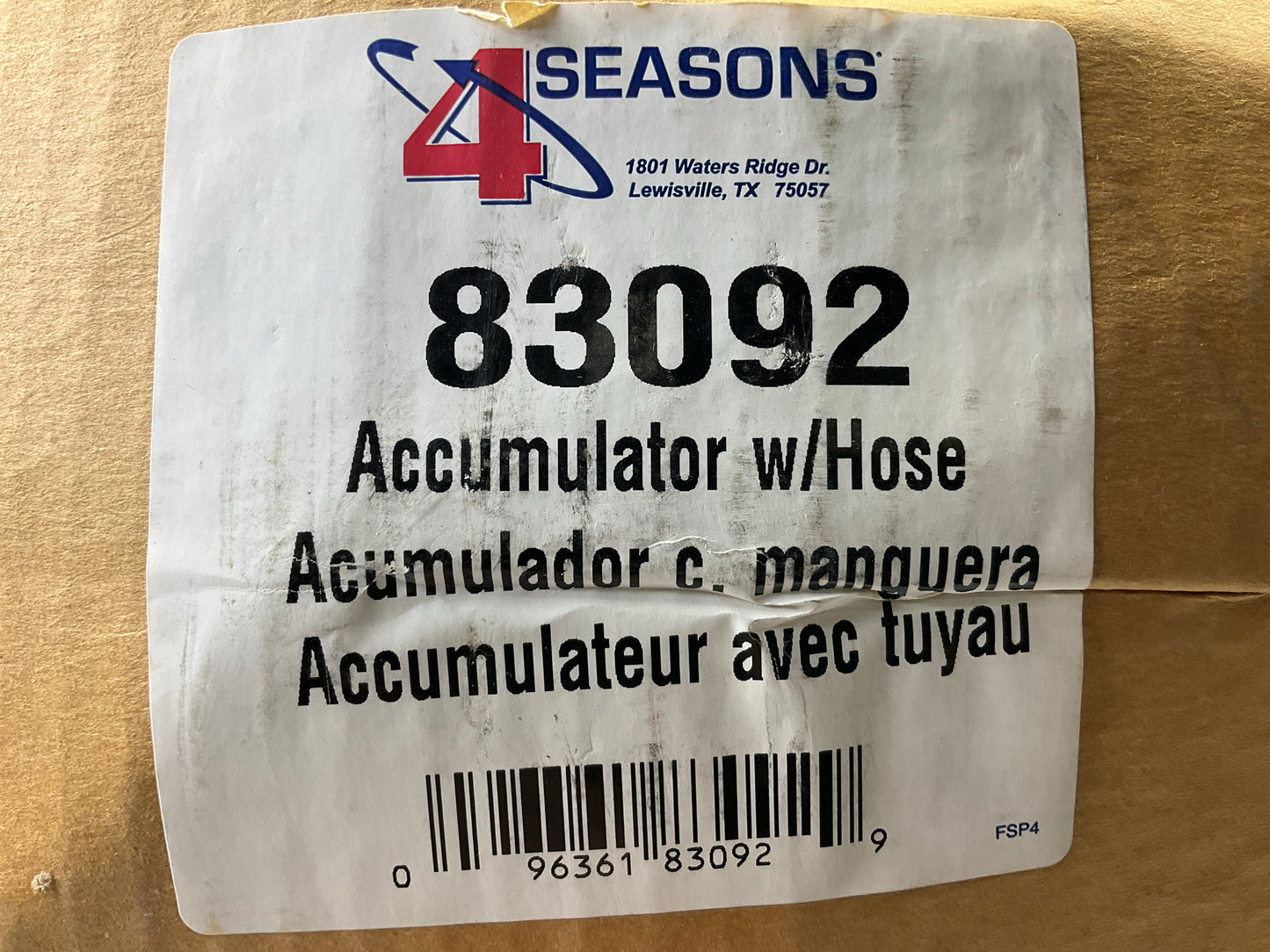 Four Seasons 83092 A/C Accumulator
