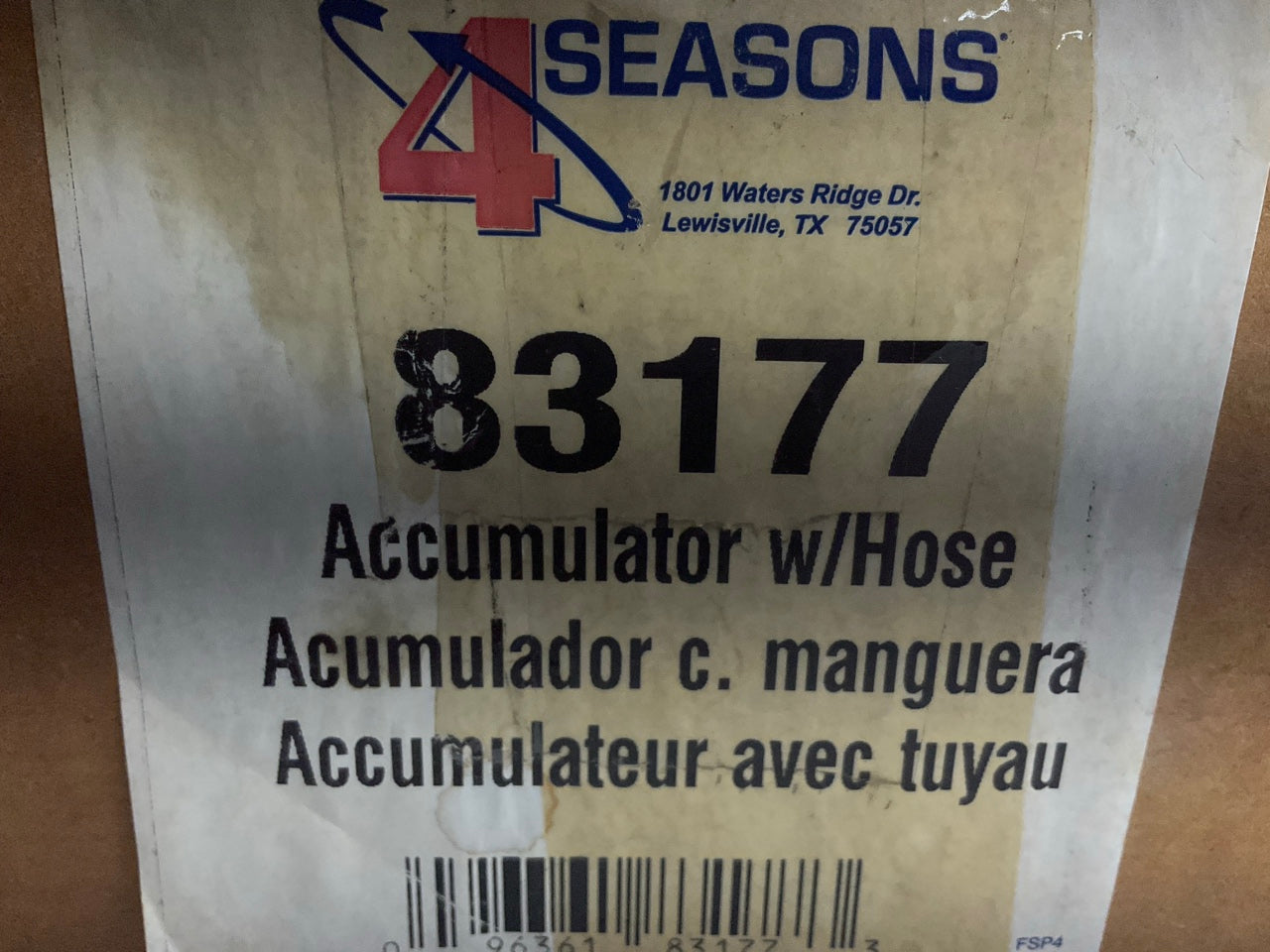 Four Seasons 83177 A/C Accumulator With Hose Assembly