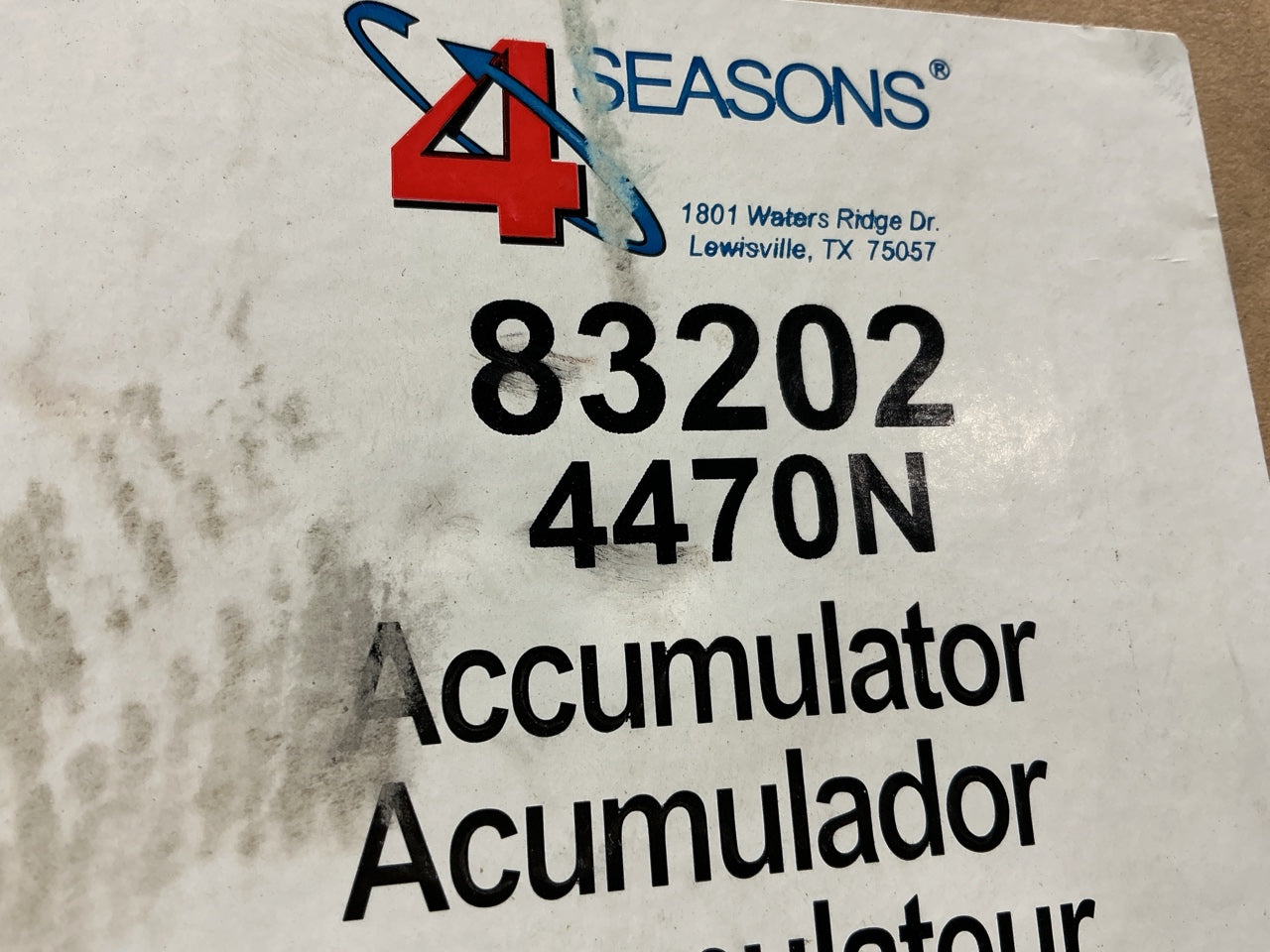 Four Seasons 83202 A/C Accumulator