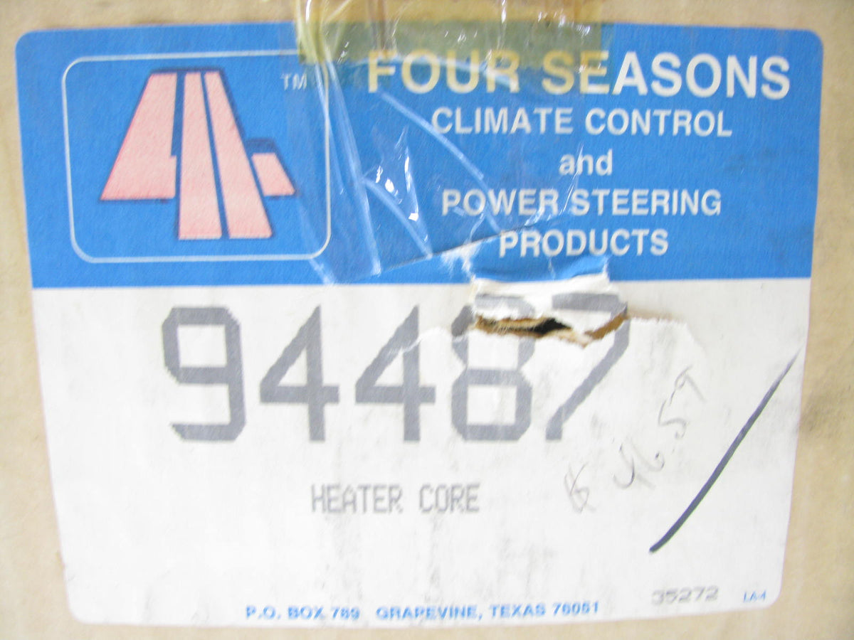 Four Seasons 94487 Heater Core - 1983-1985 Chevrolet S10, S15 2.2L DIESEL ONLY