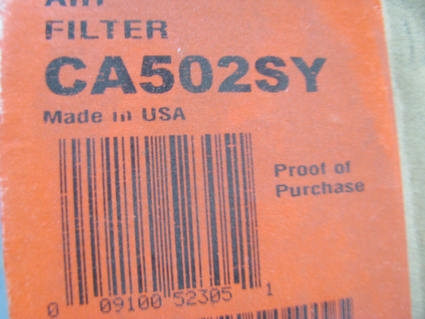 Fram CA502SY Air Filter Replaces 42423 A72139 LAF6641 AF795 AF471 87423