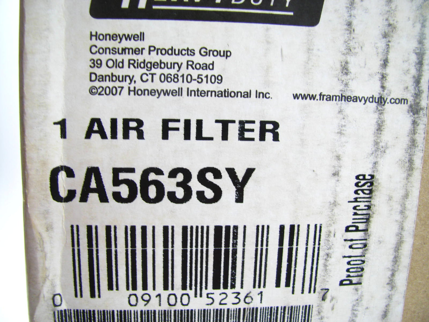 Fram CA563SY Air Filter Replaces 42928 A52199 LAF8513 AF328 AF938 P142751 PA1906
