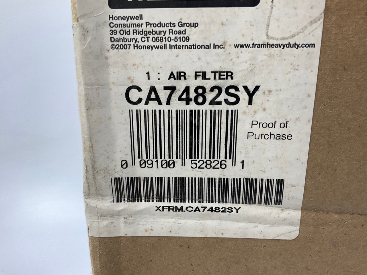 Fram CA7482SY Air Filter Replaces LAF4274, AE27140, SFA0274S, HA40478